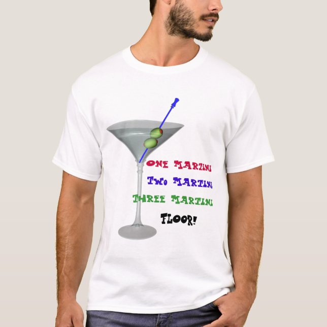 KRW eins Martini… T-Shirt (Vorderseite)