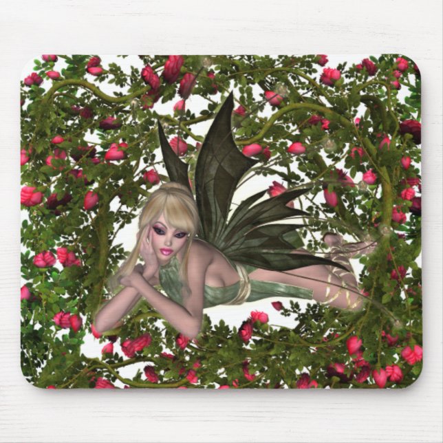 KRW-Garten-Fee - Blondine Mousepad (Vorne)