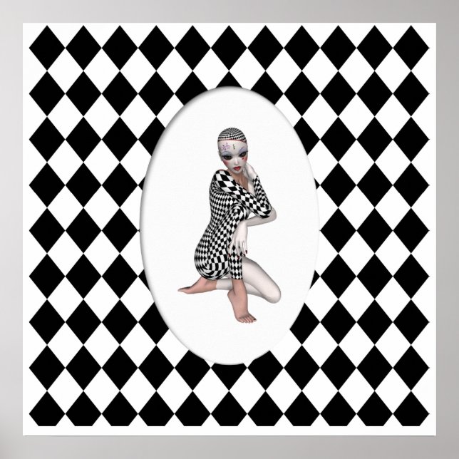 KRW Harlequin Cameo Poster (Vorne)