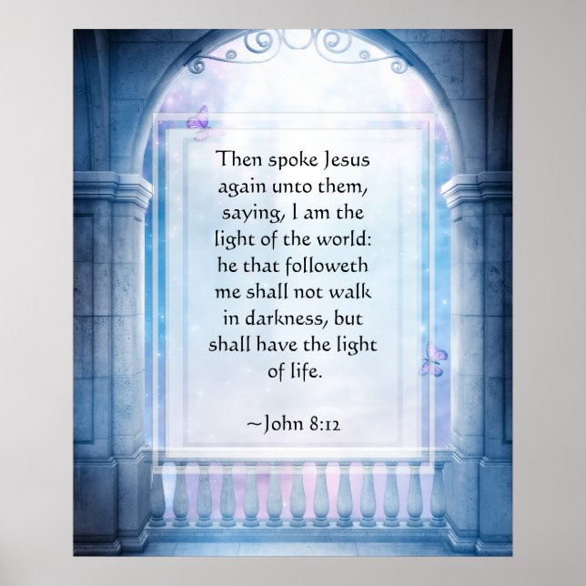 KRW Jesus est la Lumière du Monde Poster (Devant)