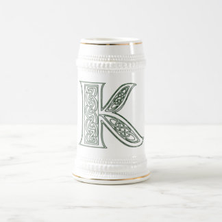 KRW - K - Keltischer mit Monogramm Stein Bierglas