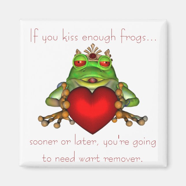 KRW Kissing Frogs Magnet (Vorne)