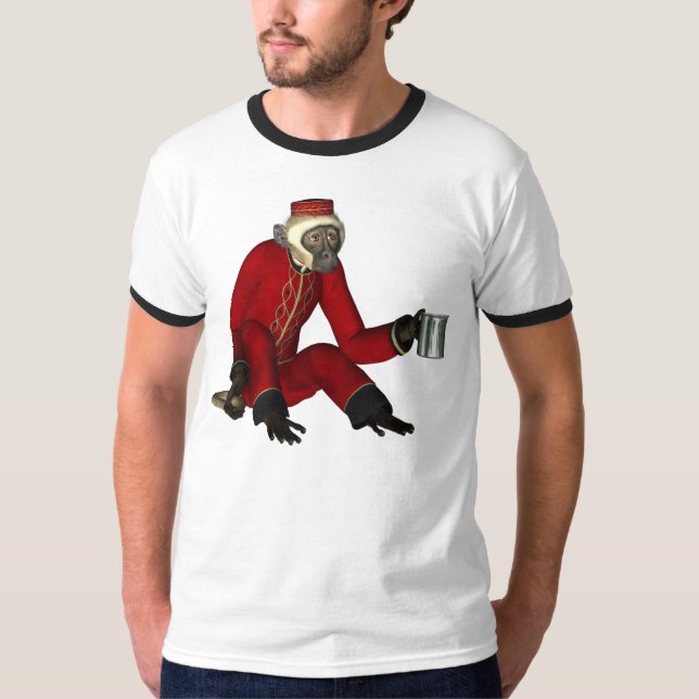 KRW können Sie einem Groschen ersparen? Affe-Shirt T-Shirt (Vorderseite)