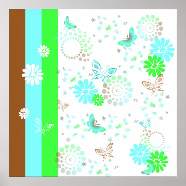 KRW KT's Butterfly Pop Art Fantasy Poster (Vorne)