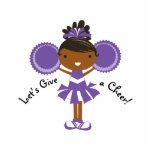 KRW Lila Cheleader Birthday Cake Top 5 x 7 Freistehende Fotoskulptur<br><div class="desc">KRW Lila American Cheerleader Birthday Cake Top. Nutzen Sie diese 5 x 7 Fotoskulptur als dramatische Kuchendecke oder als coole Zimmerdekoration oder Tischzentner. Großer Sake.  Siehe Shop für größere Größen zu verwenden für Zentrierteile</div>