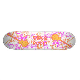 KRW-Mädchen-Rock-Gitarren-Schmutz Skateboard