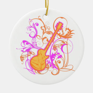 KRW-Mädchen-Rock-Gitarren-Schmutz-Verzierung Keramikornament