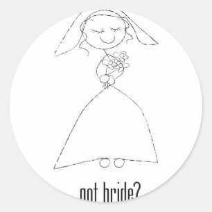 KRW Niedlich Got Bride? Hochzeitsticker - Siegel Runder Aufkleber