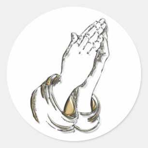 KRW Praying Hands 4,5 Zoll Aufkleber
