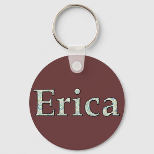 KRW Retro Print Name Schlüsselanhänger - Erica