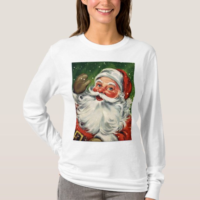 KRW Retro Sankt Hoodie T-Shirt (Vorderseite)