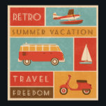 KRW Retro Sommerurlaub Poster<br><div class="desc">KRW Retro Sommerurlaub</div>