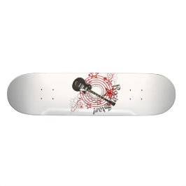 KRW-Rockstar-Gitarren-Schmutz Skateboard