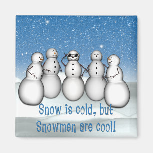 KRW-Schnee ist kalt, aber Snowmen sind cooler Magnet
