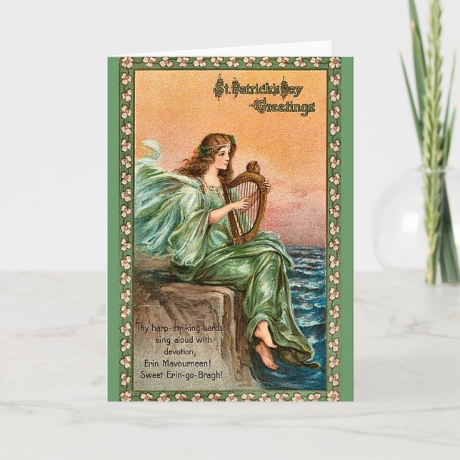 KRW St Patricks Greetings Karte (Vorderseite)