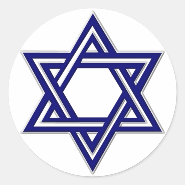 KRW Star von David Siegel Runder Aufkleber (Vorderseite)