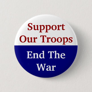 KRW-Unterstützung unsere Truppen beenden den Krieg Button