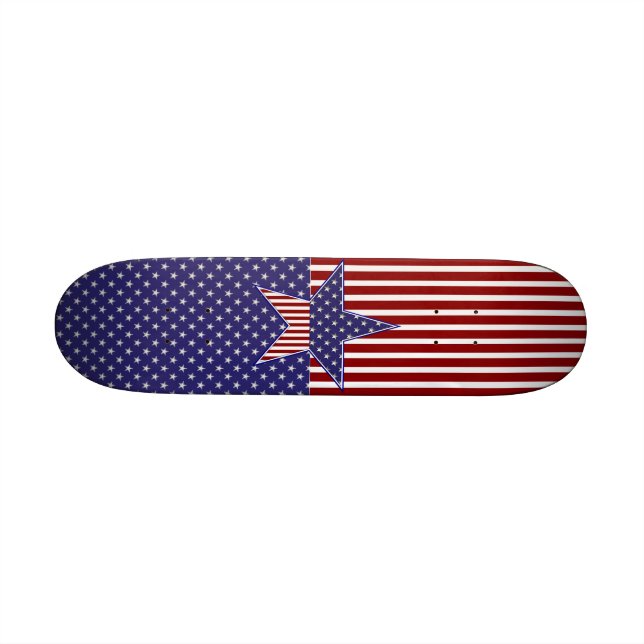 KRW US Flagge Skateboard (Horizontal)
