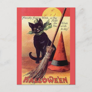 KRW Vintag Halloween Feiertagspostkarte