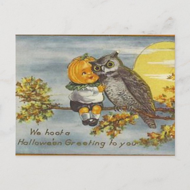KRW Vintag Halloween Postkarte (Vorderseite)