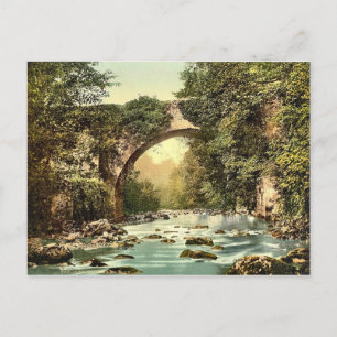 KRW Vintage Die Dargle-Brücke County Wicklow Postkarte