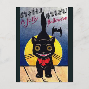 KRW Vintage Halloween Postkarte