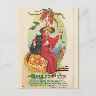KRW Vintage Halloween Postkarte