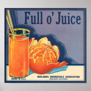 KRW Vintager voller o Saft-orange Poster