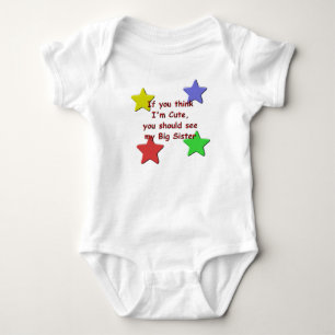 KRW Wenn du denkst, ich bin Niedlich, sehe meine g Baby Strampler