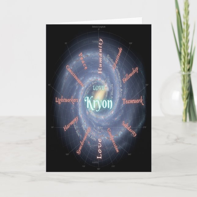 Kryon Galaxy Faltschachtel Feiertagskarte (Vorderseite)