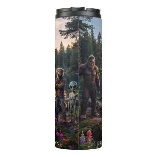 Kryptiden | Bigfoot, Chupa, Mothman, Dogman Loch Thermosbecher