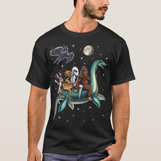 Kryptiden Reise T-Shirt (Vorderseite)