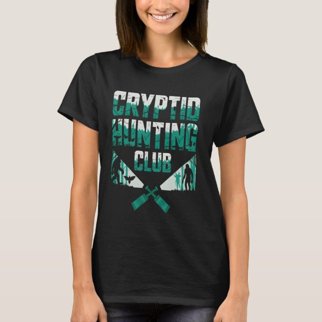 Kryptidenjagdverein T-Shirt (Vorderseite)