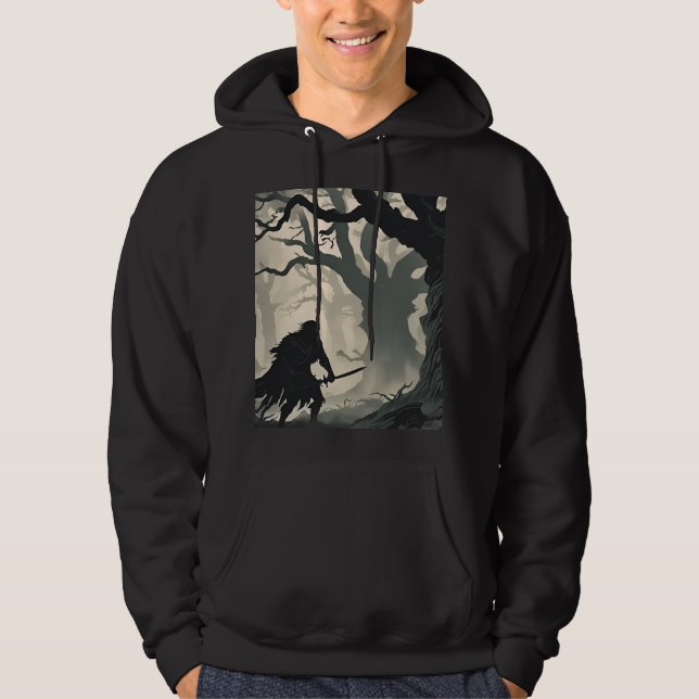 Kryptidwald Hoodie (Vorderseite)