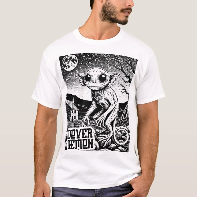 Kryptische Verschwörung - Der Dover-Dämon T-Shirt (Vorderseite)