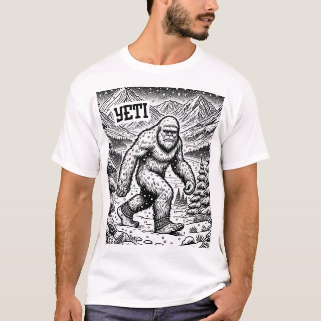 Kryptische Verschwörung - Yeti T-Shirt (Vorderseite)