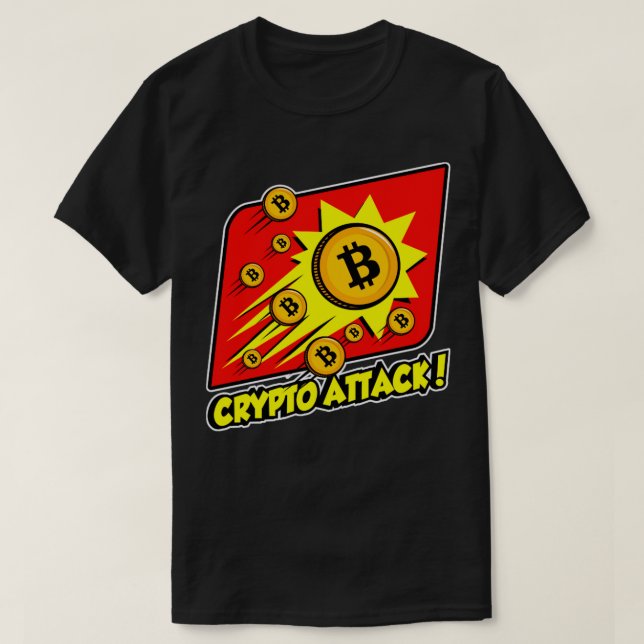 Krypto-Angriff T-Shirt (Design vorne)