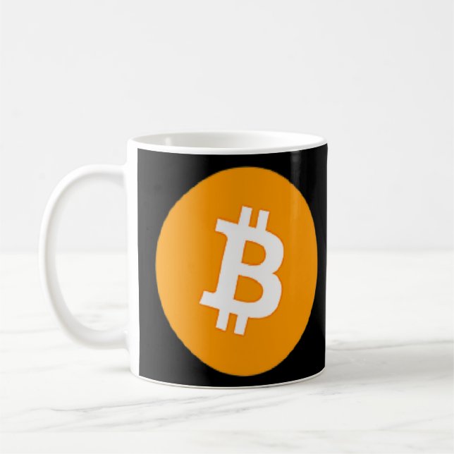 Krypto Bitcoin Blockchain Kryptowährungs-Spaß Kaffeetasse (Links)