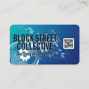 Krypto   Block Chain Tech Visitenkarte