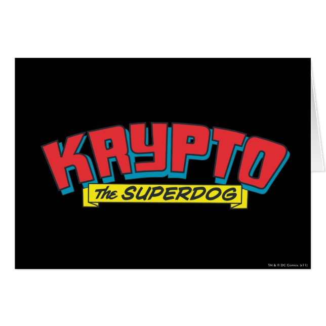 Krypto der Superhund (Vorderseite (Horizontal))