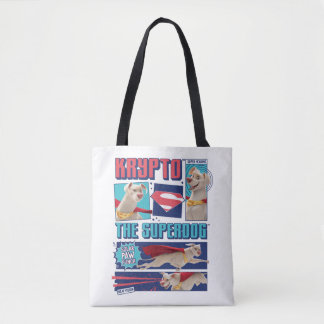 Krypto Die Super-Dog-Comic-Panels Tasche