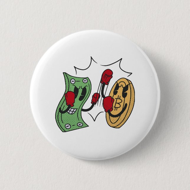 Krypto Fight Club Button (Vorderseite)