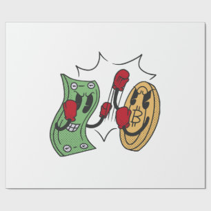 Krypto Fight Club Geschenkpapier