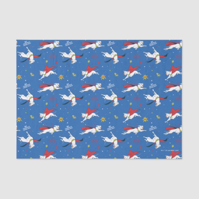 Krypto Flying Pattern Seidenpapier (Vorderseite)
