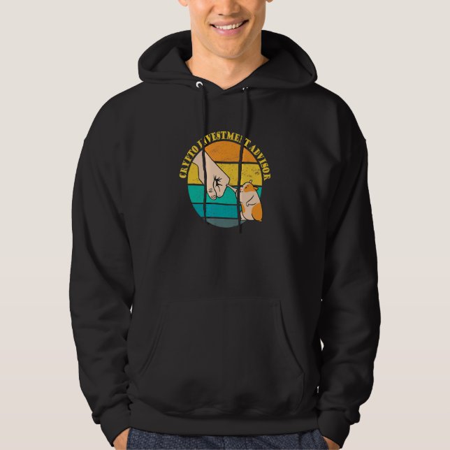 Krypto Investment Consultant Hamster I Cryptocurre Hoodie (Vorderseite)