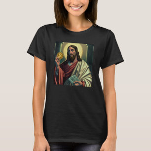 Krypto Jesus Kryptowährung Christus T-Shirt