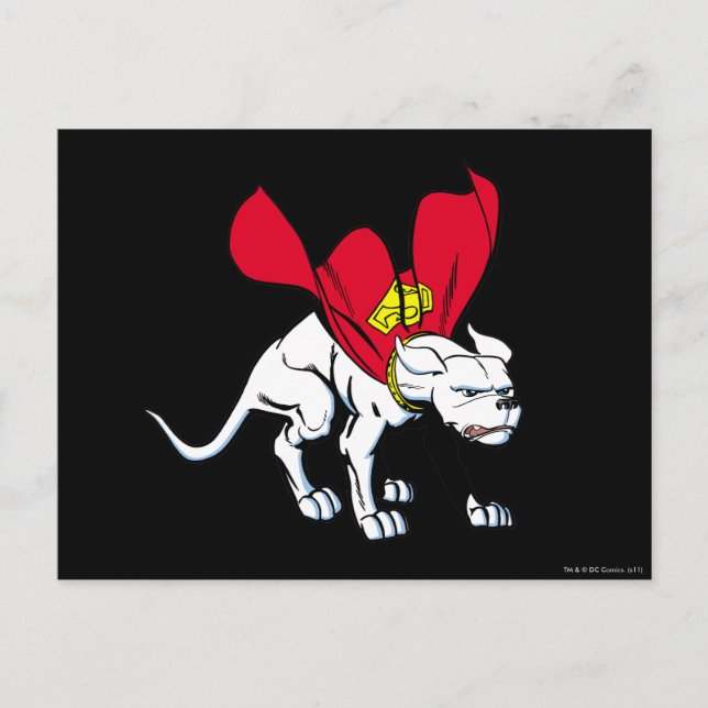 Krypto Knurren Postkarte (Vorderseite)