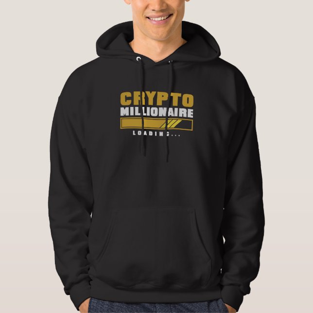 Krypto-Krypto-Millionär lädt Hoodie (Vorderseite)