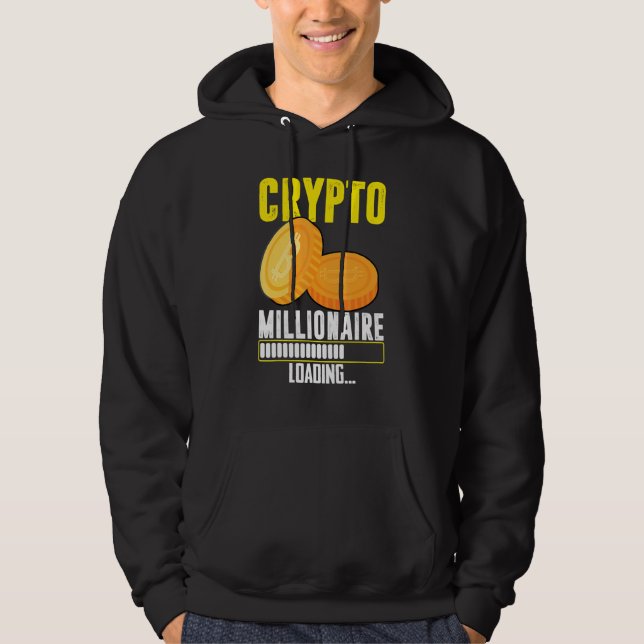 Krypto Millionaire-Ladung Hoodie (Vorderseite)