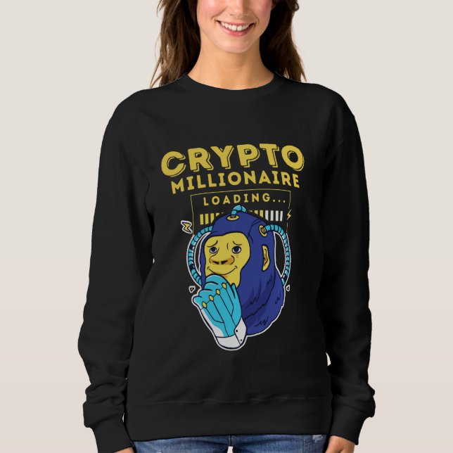 Krypto Millionaire-Ladung Sweatshirt (Vorderseite)